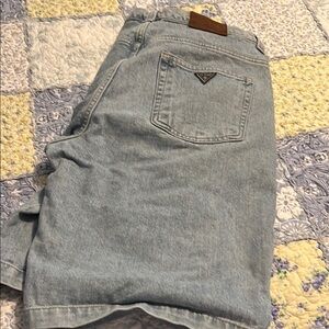 Light Blue Denim Shorts